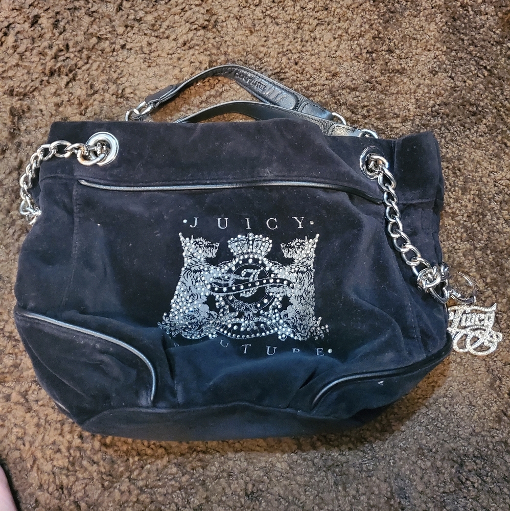 Juicy couture velvet bag